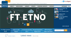 Desktop Screenshot of etno.eu