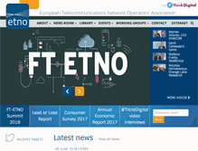 Tablet Screenshot of etno.eu