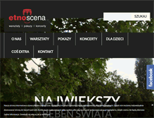 Tablet Screenshot of etno.pl